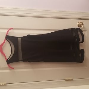 NWT Black Dress with Mesh Detail